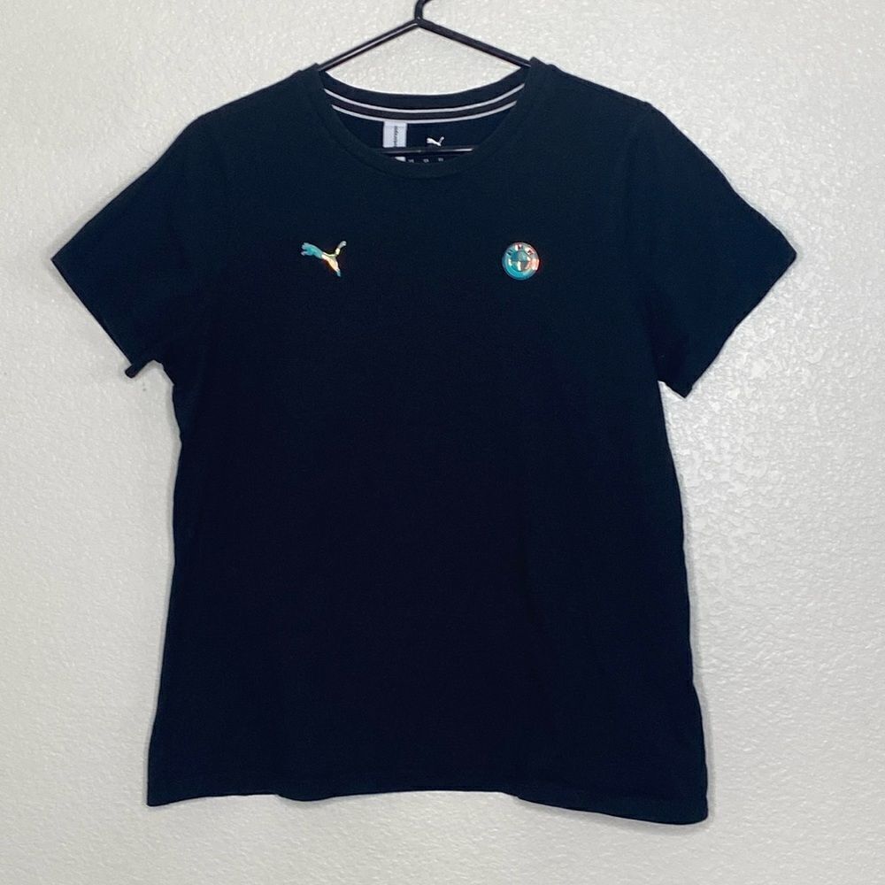 PUMA X BMW Women’s Black T Shirt Size L